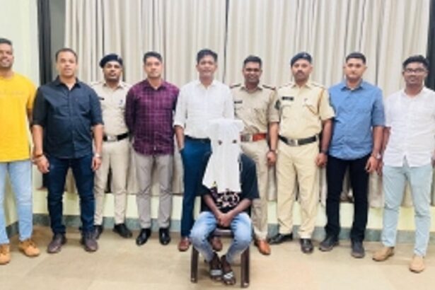 Anjuna Police  Successfully Apprehends 23-Year-Old Suspect from Odisha with Illegal Ganja Worth ₹5 Lakh