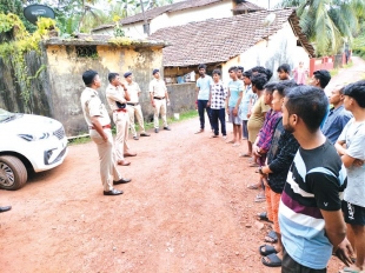 Anjuna police conduct tenant verification drive