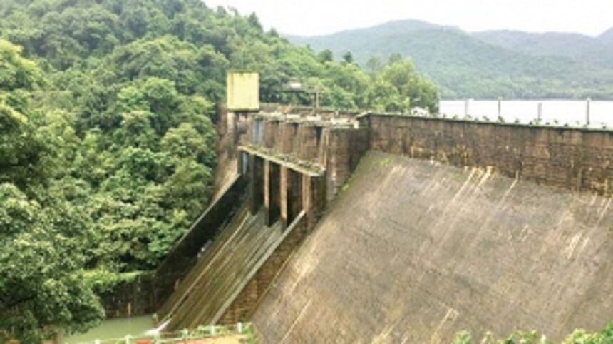 Anjunem dam almost full