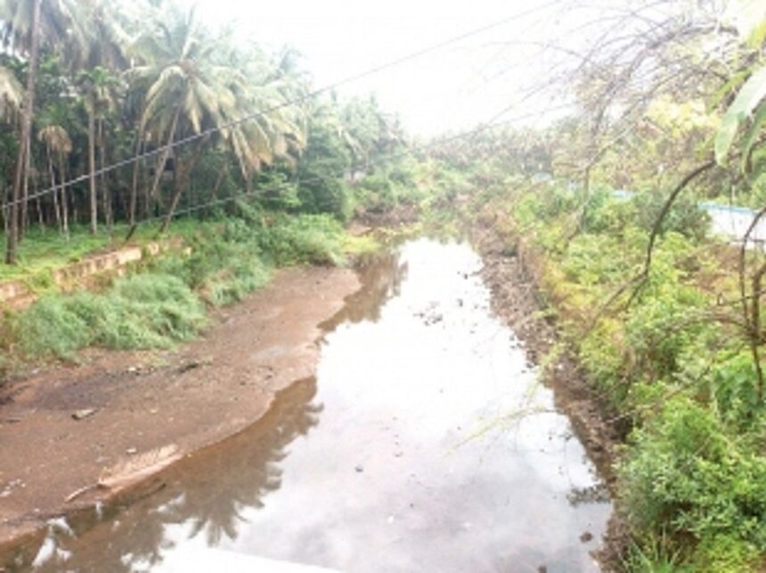 Anjunem dam level drops, Bicholim may face water scarcity 1 Anjunem dam level drops, Bicholim may face water scarcity