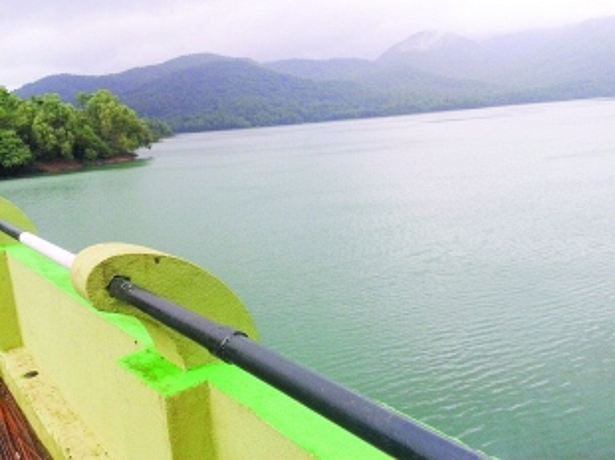 Anjunem dam water level at 89.58 metres