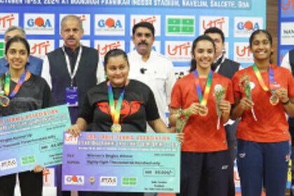 Ankur, Sutirtha win singles gold medals