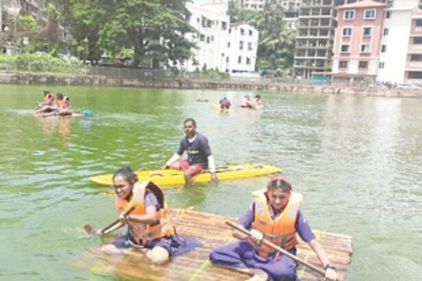Annual rafting held by Rosary HS