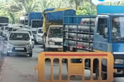 Another Zuari traffic choke, as the nightmare for commuters never ends