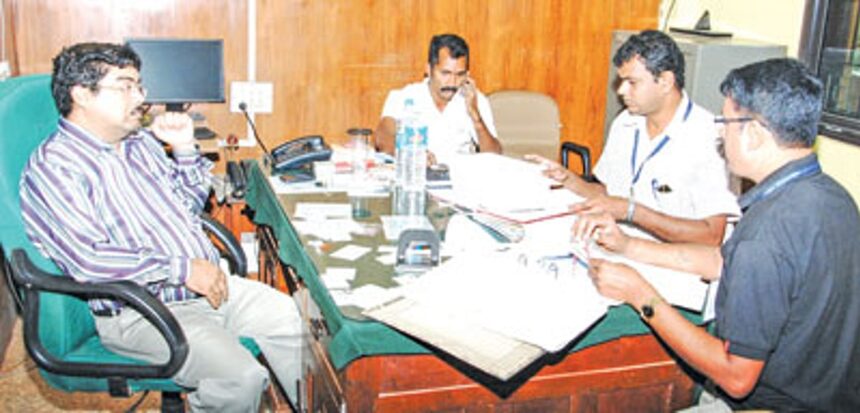 Anti-Corruption Bureau officials scan Cuncolim Municipal documents