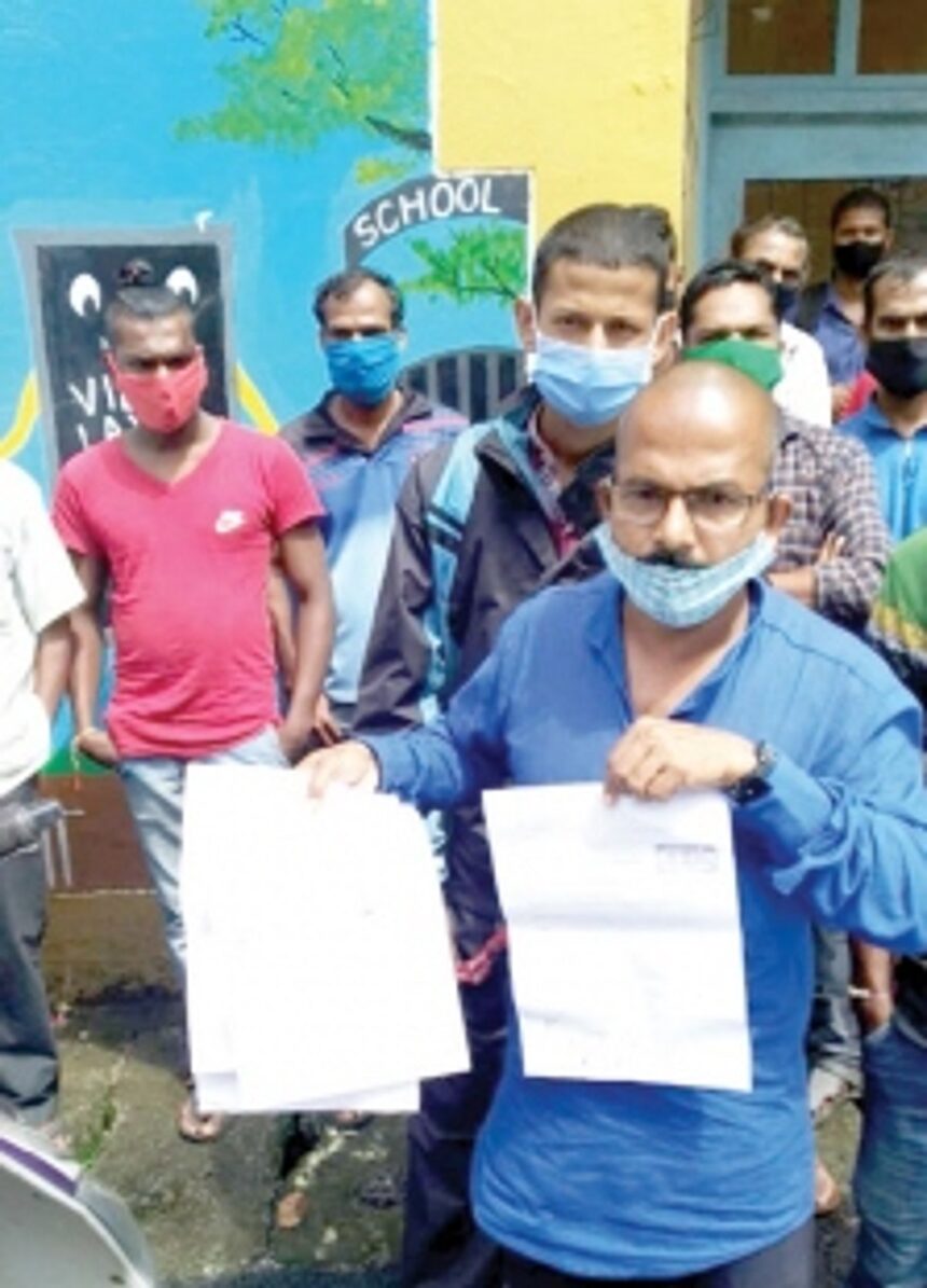 Anti-IIT project supporters oppose construction of compound wall at Melauli