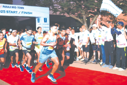 Anurag Konkar and Sapna Patel Win 10km Rotary Club of Panaji Mid Town Mathias Panaji Run 2025
