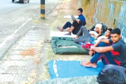 Applicants for army recruitment drive  face ire of locals over open defecation