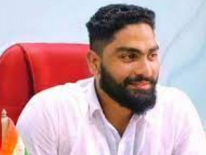 Aquem-Baixo panch sanitises electric department