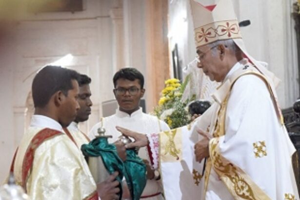 Archdiocesan Chrism mass celebrated at Old Goa