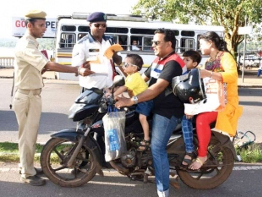 Are helmets only to show the cops?
