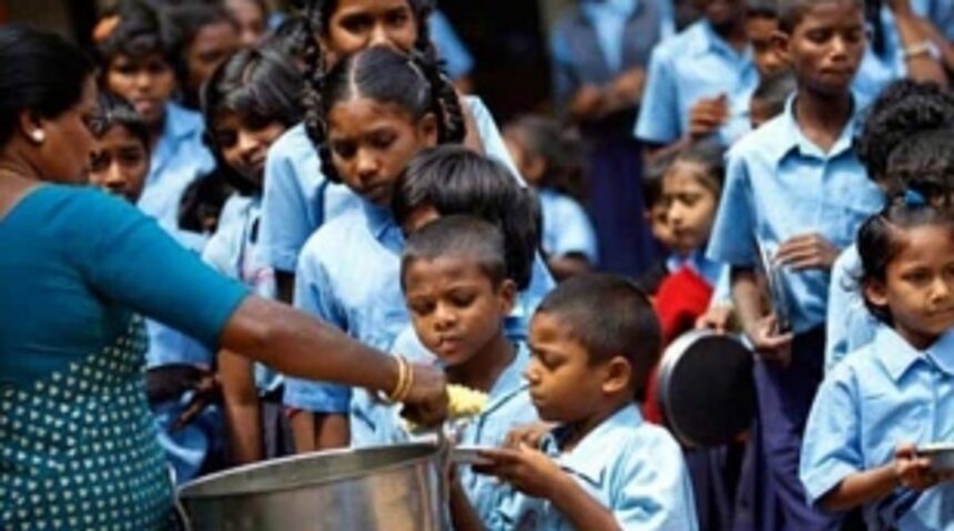 Are the midday meals in Goa affordable to self help groups at Rs 6 per child?