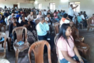 Areal sabha convened, villagers grill local body over real estate project