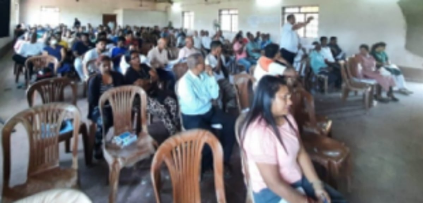 Areal sabha convened, villagers grill local body over real estate project