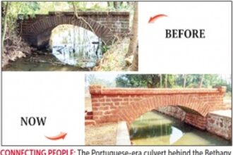 Areal villagers put their hands in their pockets to build their ‘bridge’, when the government failed to
