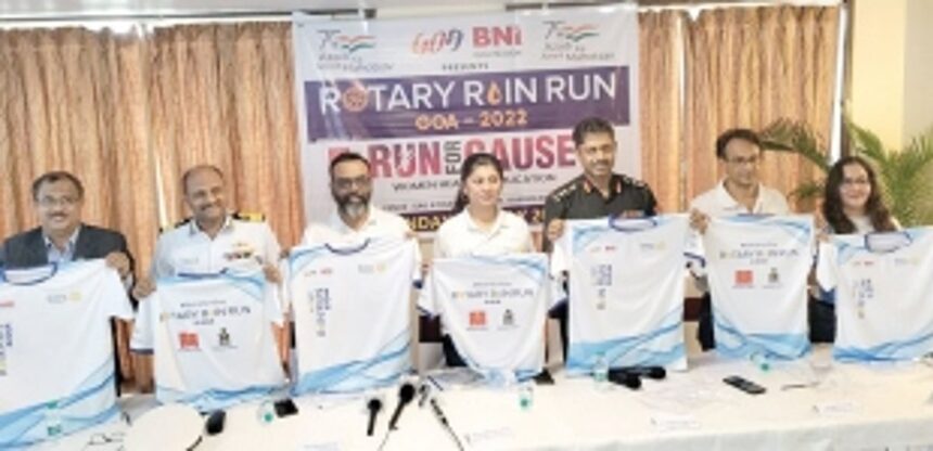 Army and Navy, joint organisers of 8th Goa Rotary Rain Run