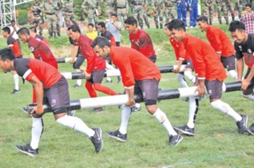 Army training for India team 1 Army training for India team