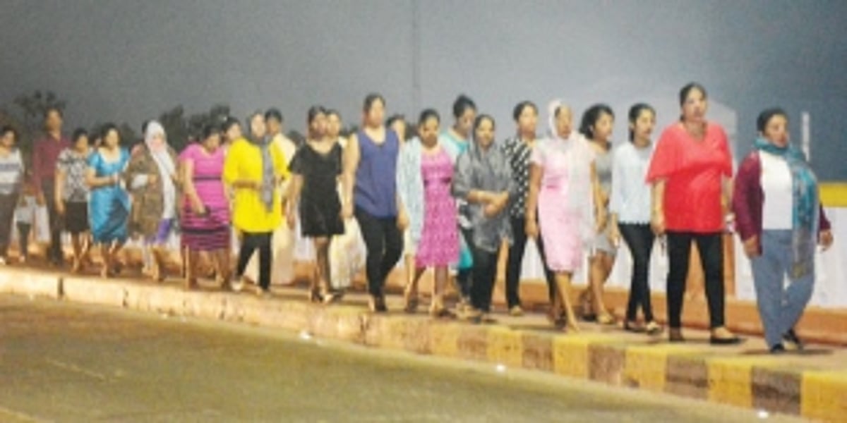 Around 23,000 faithful walk to Sancoale