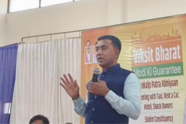 As Election nears CM Sawant now vows to curb Late-night music in Anjuna-Vagator Residential Areas