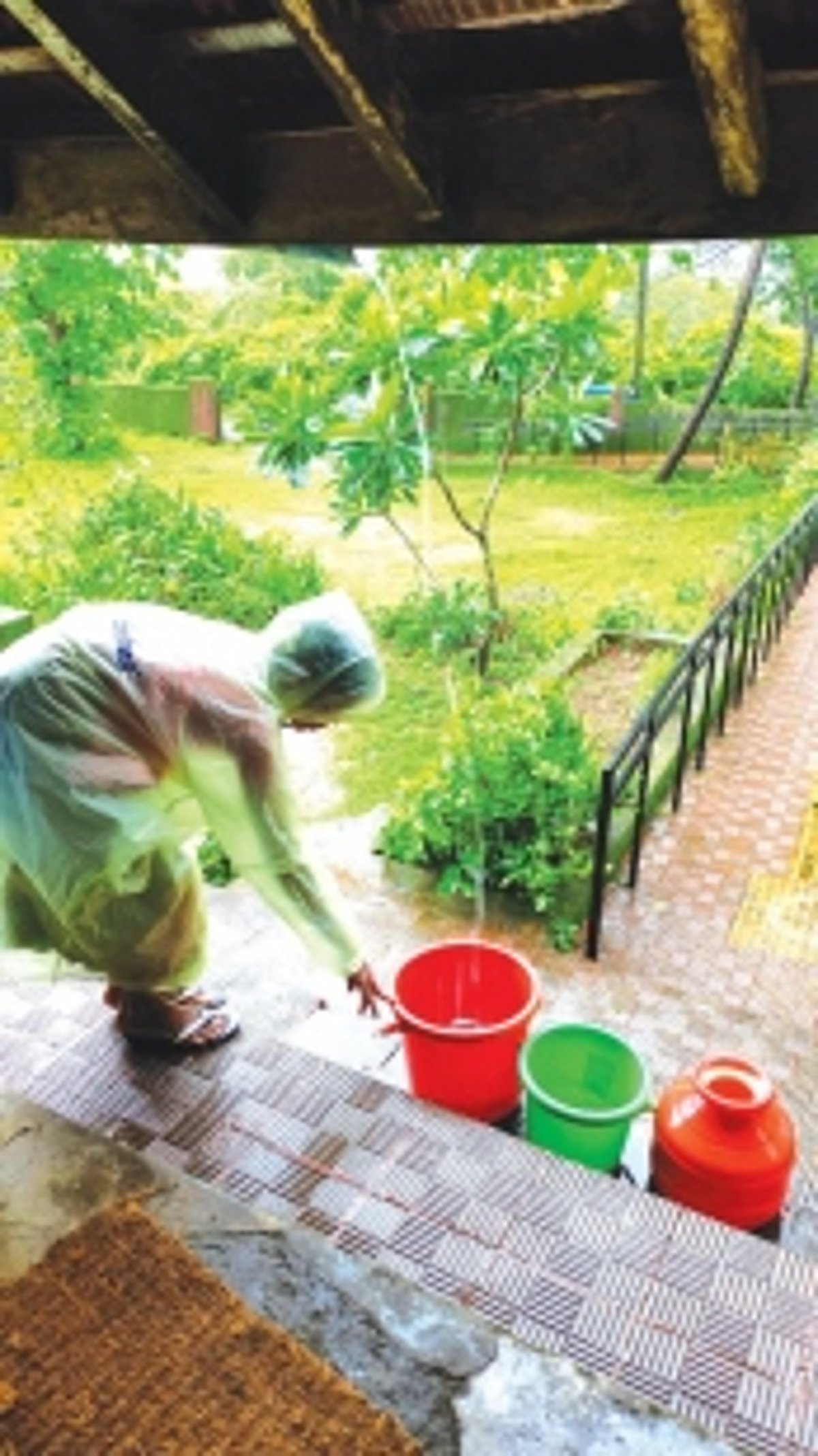 As taps of GPS Ozari run dry, school relies on rain water for meeting its needs