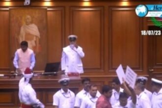 Assembly adjourned after opposition refused to move away from the well of the house.