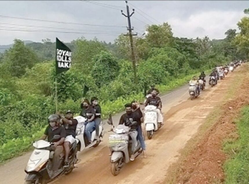 Assolda rally opposes coal,  railway double-tracking