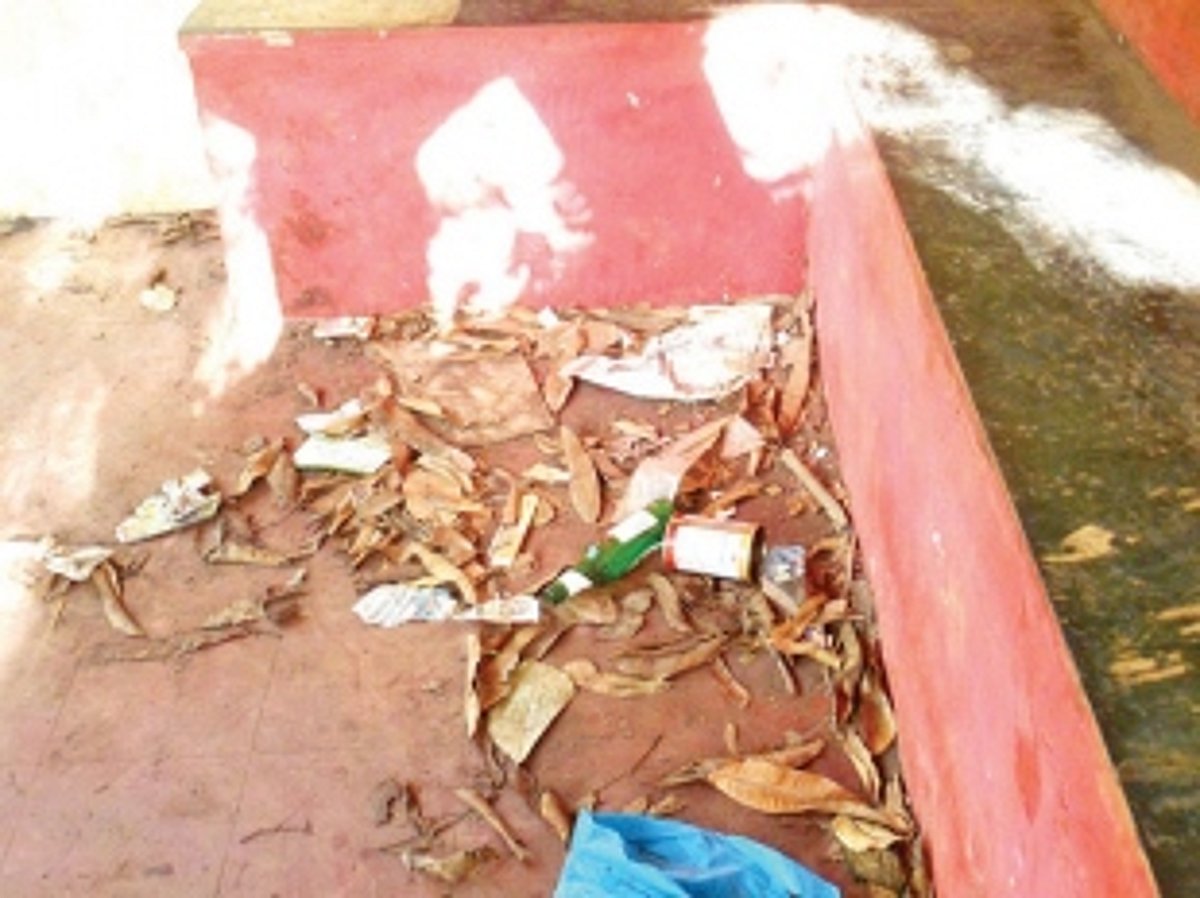 Assure cleanliness at bus shelters