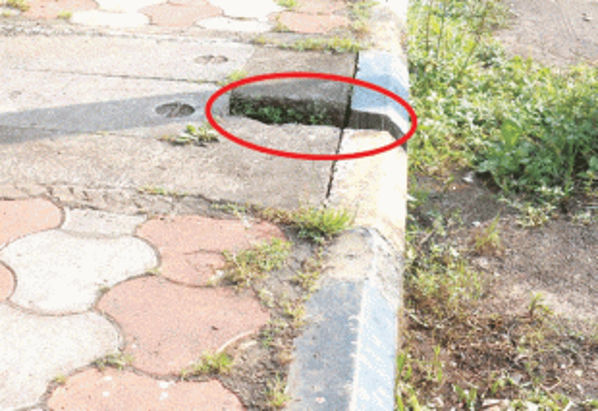 Assure safety along pavements