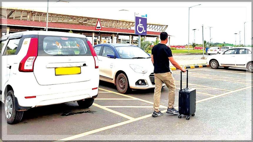 Authorities Urged to Stop Taxis from Parking in Designated Areas for Women, Disabled at Mopa Airport 1 Authorities Urged to Stop Taxis from Parking in Designated Areas for Women, Disabled at Mopa Airport