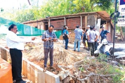 BDO conducts site inspection of alleged illegal road at Calangute