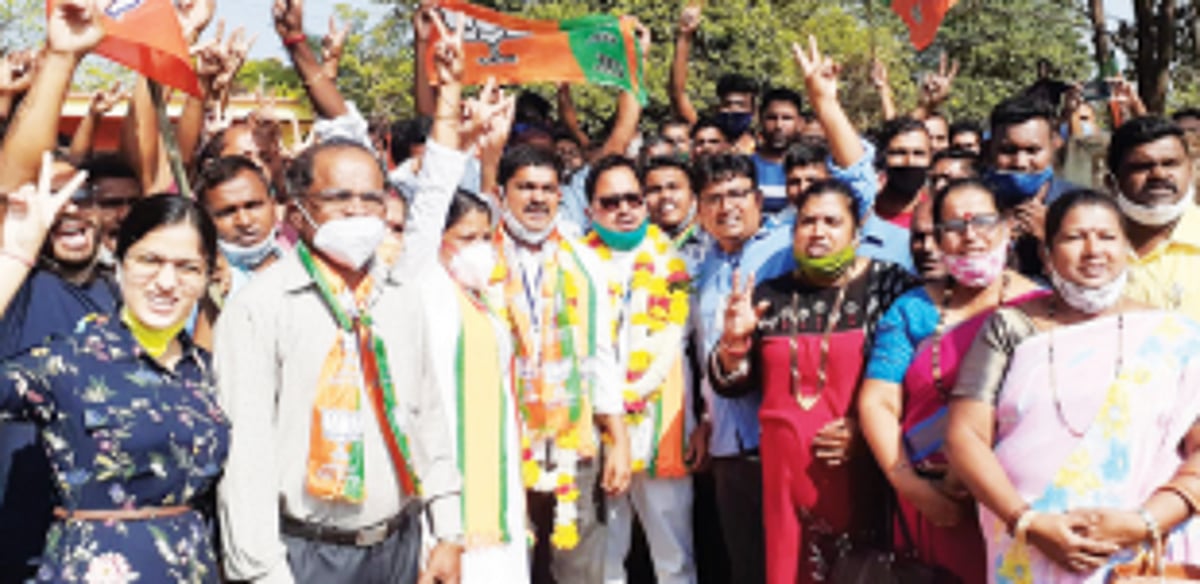 BJP candidate shines in Sanguem