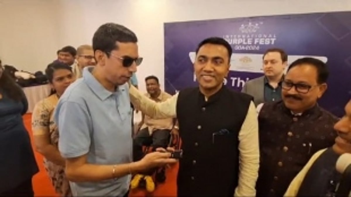 BJP is very open on giving disabled people an opportunity to contest election: CM Sawant