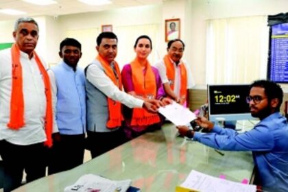 BJP’s Lok Sabha candidates  file nomination papers
