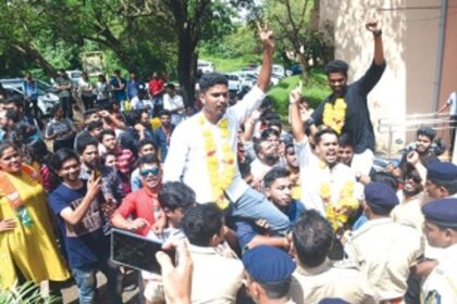 BJYM sweeps Goa University students council elections