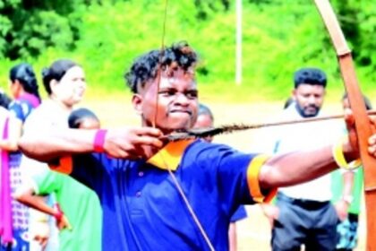 BULL’S EYE: Vanarmare youth showcase hidden talent,  excel in 12 games, including Archery, at Sports Melava