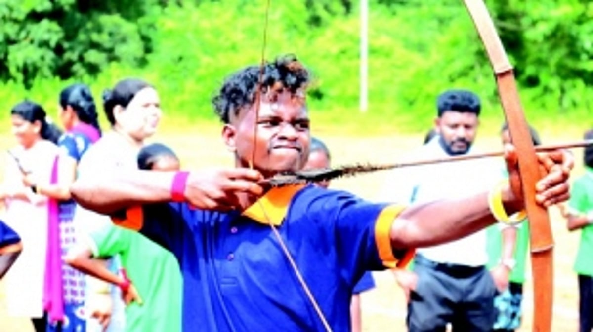 BULL’S EYE: Vanarmare youth showcase hidden talent,  excel in 12 games, including Archery, at Sports Melava