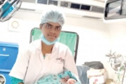 Baby girl delivered in  108 ambulance