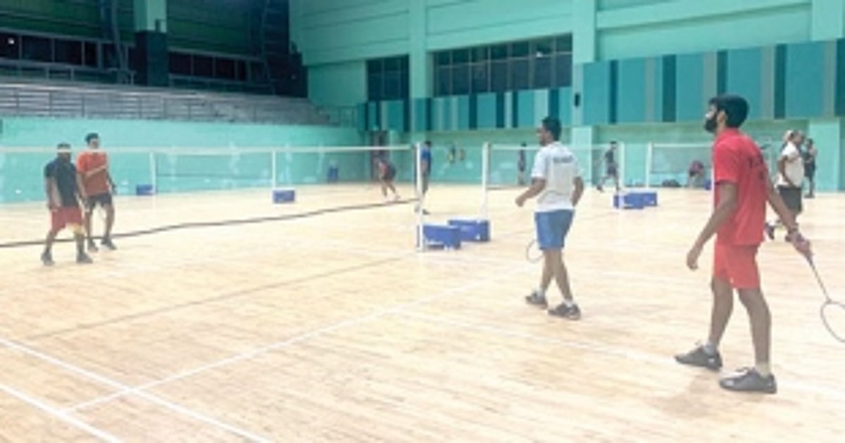 Badminton players resume training as Indoor sports complexes open up