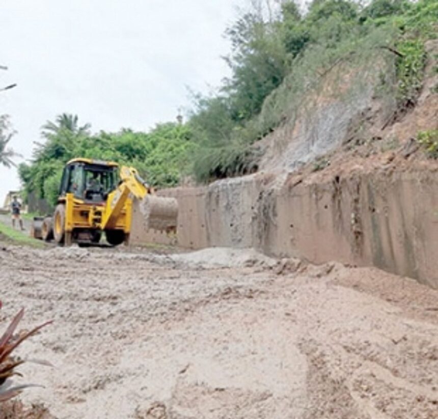 Baga Jesuits living on the edge with constant landslides!