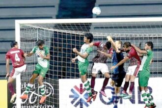 Bagan beaten at home by 10-man Maziya SRC