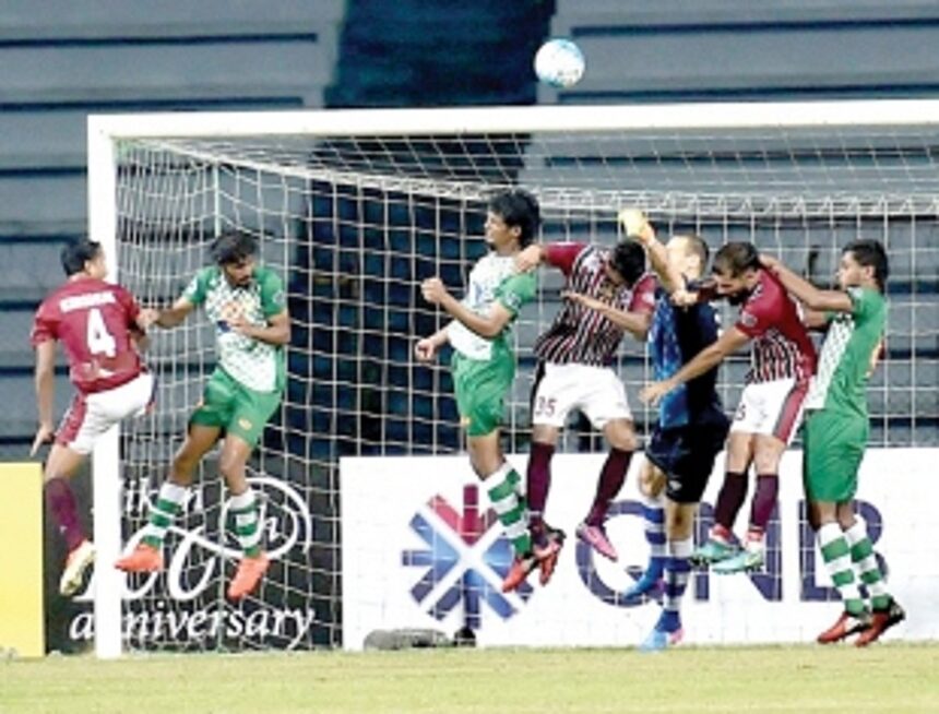 Bagan beaten at home by 10-man Maziya SRC