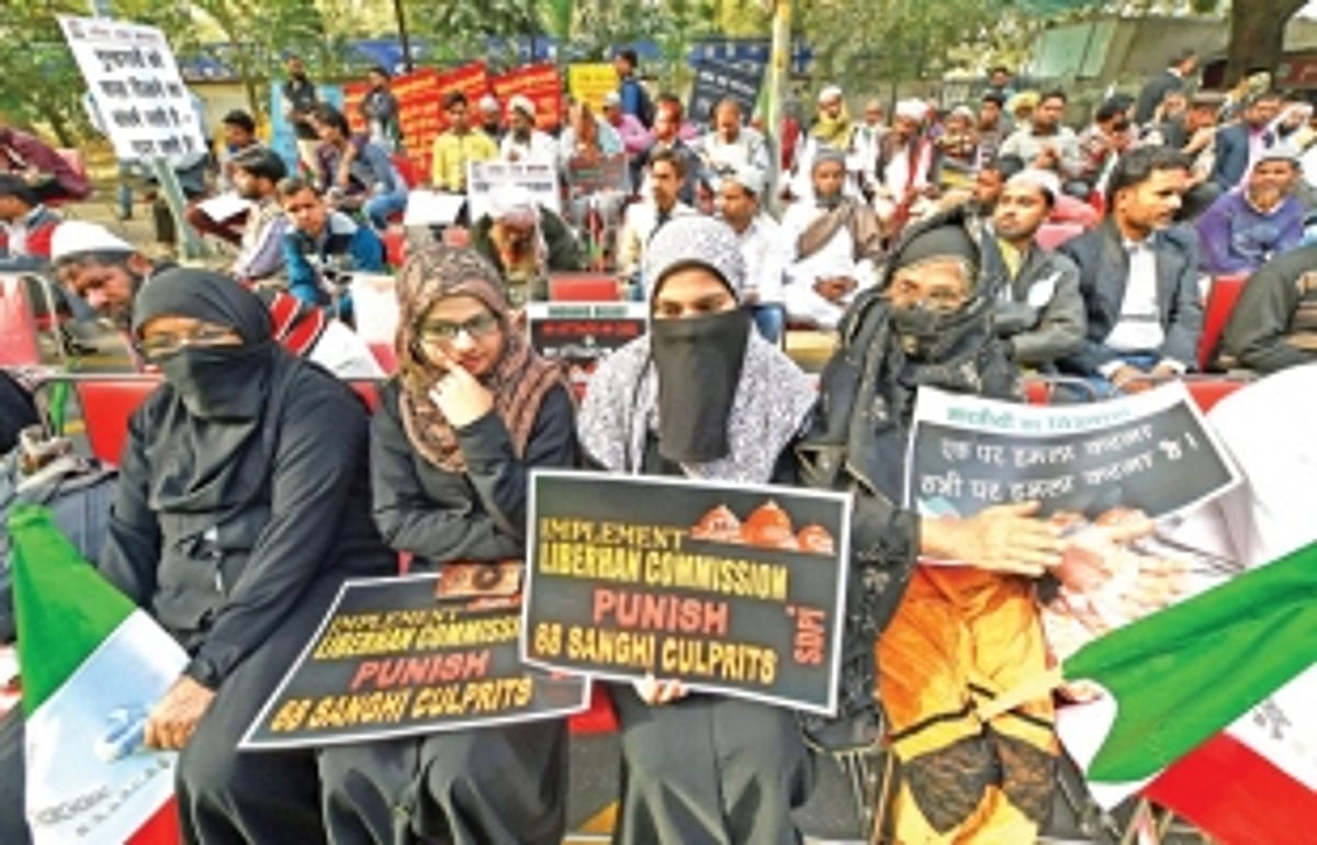 Bajrang Dal activists booked for march  to mark 25 years of the demolition