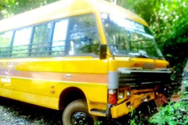 Bal Rath driver avoids major tragedy in Sanguem; students, teachers escape with minor injuries