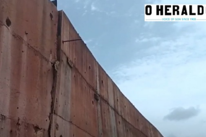 Bamboo Protest Highlights Crumbling NH-66 Wall: Activist Slams PWD for Negligence