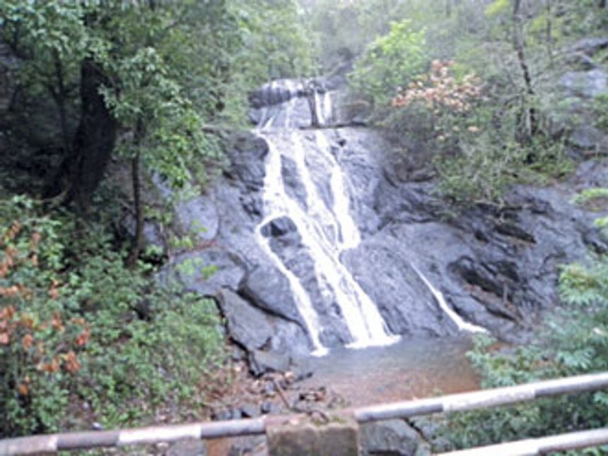 Bamonbudo waterfall at Ambeaghat-Gaondongrim, Canacona, slowly but certainly coming alive.