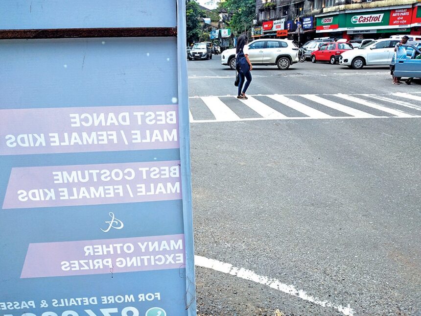 Ban ground-level hoardings near pedestrian crossing 1 Ban ground-level hoardings near pedestrian crossing