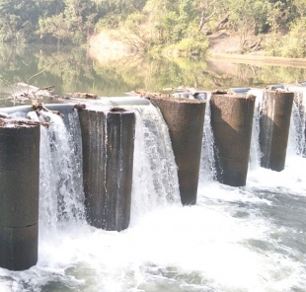 Bandaras on Dudhsagar River overflowing, become picnic spots