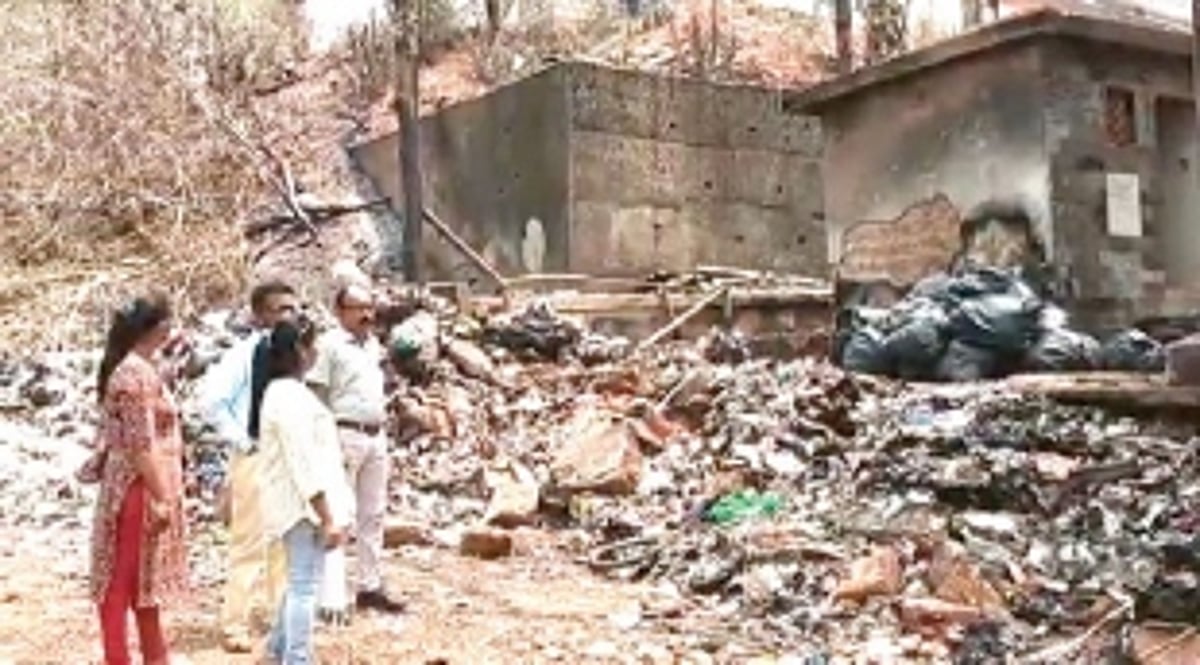 Bandora wet garbage treatment plant set on fire