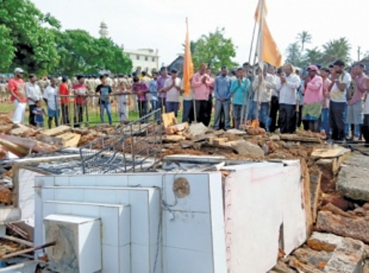 Banjara community temple too amongst the ruins