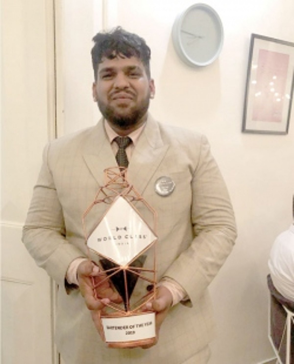 Bartender representing Goa judged best in India